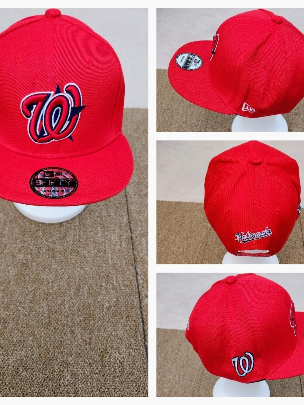 WASHINGTON NATIONALS MLB BASEBALL SNAPBACK HAT.